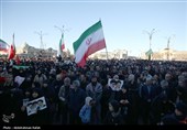 اجتماع عزاداری شهادت امام خامنه‌ای در همدان