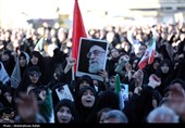 اجتماع عزاداری شهادت امام خامنه‌ای در همدان