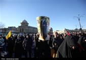 اجتماع عزاداری شهادت امام خامنه‌ای در همدان