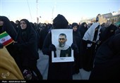 اجتماع عزاداری شهادت امام خامنه‌ای در همدان