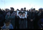 اجتماع عزاداری شهادت امام خامنه‌ای در همدان