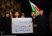 تجمع مردم داغدار تهران در میدان ولیعصر