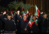 تجمع مردم داغدار تهران در میدان ولیعصر