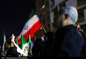 تجمع مردم داغدار تهران در میدان ولیعصر