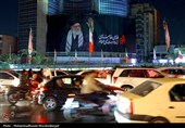 تجمع مردم داغدار تهران در میدان ولیعصر