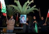 تجمع مردم داغدار تهران در میدان ولیعصر