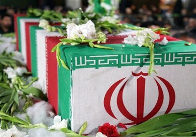 خاکسپاری شهدای حمله اسرائیل در قطعه 42 بهشت زهرا (س)