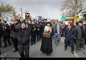اجتماع سوگواران رهبر شهید انقلاب و تشییع پیکر مطهر شهدای انتظامی  - ارومیه