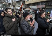 اجتماع سوگواران رهبر شهید انقلاب و تشییع پیکر مطهر شهدای انتظامی  - ارومیه