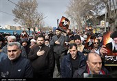 اجتماع سوگواران رهبر شهید انقلاب و تشییع پیکر مطهر شهدای انتظامی  - ارومیه