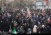 اجتماع سوگواران رهبر شهید انقلاب و تشییع پیکر مطهر شهدای انتظامی  - ارومیه