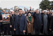 اجتماع سوگواران رهبر شهید انقلاب و تشییع پیکر مطهر شهدای انتظامی  - ارومیه