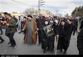 اجتماع سوگواران رهبر شهید انقلاب و تشییع پیکر مطهر شهدای انتظامی  - ارومیه