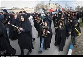 اجتماع سوگواران رهبر شهید انقلاب و تشییع پیکر مطهر شهدای انتظامی  - ارومیه