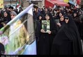 اجتماع سوگواران رهبر شهید انقلاب و تشییع پیکر مطهر شهدای انتظامی  - ارومیه
