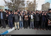 اجتماع سوگواران رهبر شهید انقلاب و تشییع پیکر مطهر شهدای انتظامی  - ارومیه