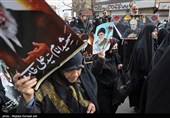 اجتماع سوگواران رهبر شهید انقلاب و تشییع پیکر مطهر شهدای انتظامی  - ارومیه