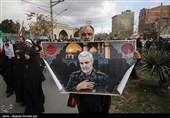 اجتماع سوگواران رهبر شهید انقلاب و تشییع پیکر مطهر شهدای انتظامی  - ارومیه