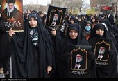 اجتماع سوگواران رهبر شهید انقلاب و تشییع پیکر مطهر شهدای انتظامی  - ارومیه