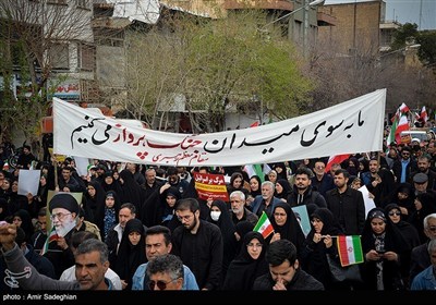 ملتی که از سوگ سرخ رهبر شهید خود حماسه ساخت+عکس