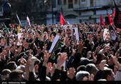 Митинг скорбящих по погибшему Верховному лидеру Ирана в Хмедане