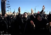 Митинг скорбящих по погибшему Верховному лидеру Ирана в Хмедане