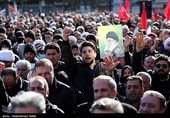 Митинг скорбящих по погибшему Верховному лидеру Ирана в Хмедане