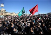 Митинг скорбящих по погибшему Верховному лидеру Ирана в Хмедане