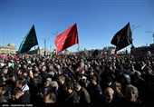 Митинг скорбящих по погибшему Верховному лидеру Ирана в Хмедане