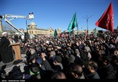 Митинг скорбящих по погибшему Верховному лидеру Ирана в Хмедане