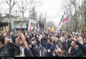 غیرت انقلابی گرگانی‌ها در سوگ‌امام شهید