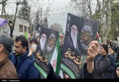 غیرت انقلابی گرگانی‌ها در سوگ‌امام شهید