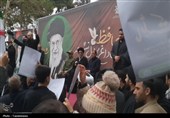 غیرت انقلابی گرگانی‌ها در سوگ‌امام شهید