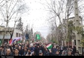 غیرت انقلابی گرگانی‌ها در سوگ‌امام شهید