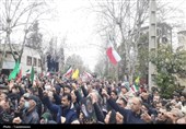 غیرت انقلابی گرگانی‌ها در سوگ‌امام شهید