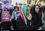 اجتماع مردم اهواز در پی شهادت رهبر معظم انقلاب