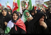 اجتماع مردم اهواز در پی شهادت رهبر معظم انقلاب