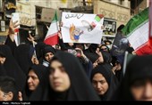 اجتماع مردم اهواز در پی شهادت رهبر معظم انقلاب