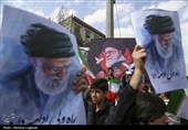 اجتماع مردم اهواز در پی شهادت رهبر معظم انقلاب