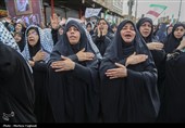 اجتماع مردم اهواز در پی شهادت رهبر معظم انقلاب