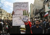 اجتماع مردم اهواز در پی شهادت رهبر معظم انقلاب