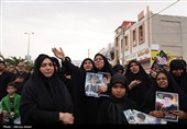 تشییع پیکر 21 شهید حمله موشکی آمریکا و رژیم صهیونیستی در لامرد