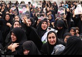 تشییع پیکر 21 شهید حمله موشکی آمریکا و رژیم صهیونیستی در لامرد