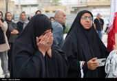 تشییع پیکر 21 شهید حمله موشکی آمریکا و رژیم صهیونیستی در لامرد