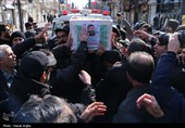 تشییع پیکر شهید «امیرحسین اسدالله‌نیا» - زنجان
