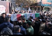 تشییع پیکر شهید «امیرحسین اسدالله‌نیا» - زنجان