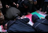 تشییع پیکر شهید «امیرحسین اسدالله‌نیا» - زنجان