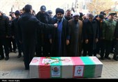 تشییع پیکر شهید «امیرحسین اسدالله‌نیا» - زنجان