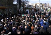 تشییع پیکر شهید «امیرحسین اسدالله‌نیا» - زنجان