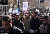 تشییع پیکر شهید «امیرحسین اسدالله‌نیا» - زنجان
